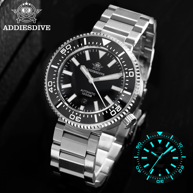 Seiko Watch 5 Sports - ADDIESDIVE Herren-Luxusuhr, 1000 m, Taucheruhr, wasserdicht,