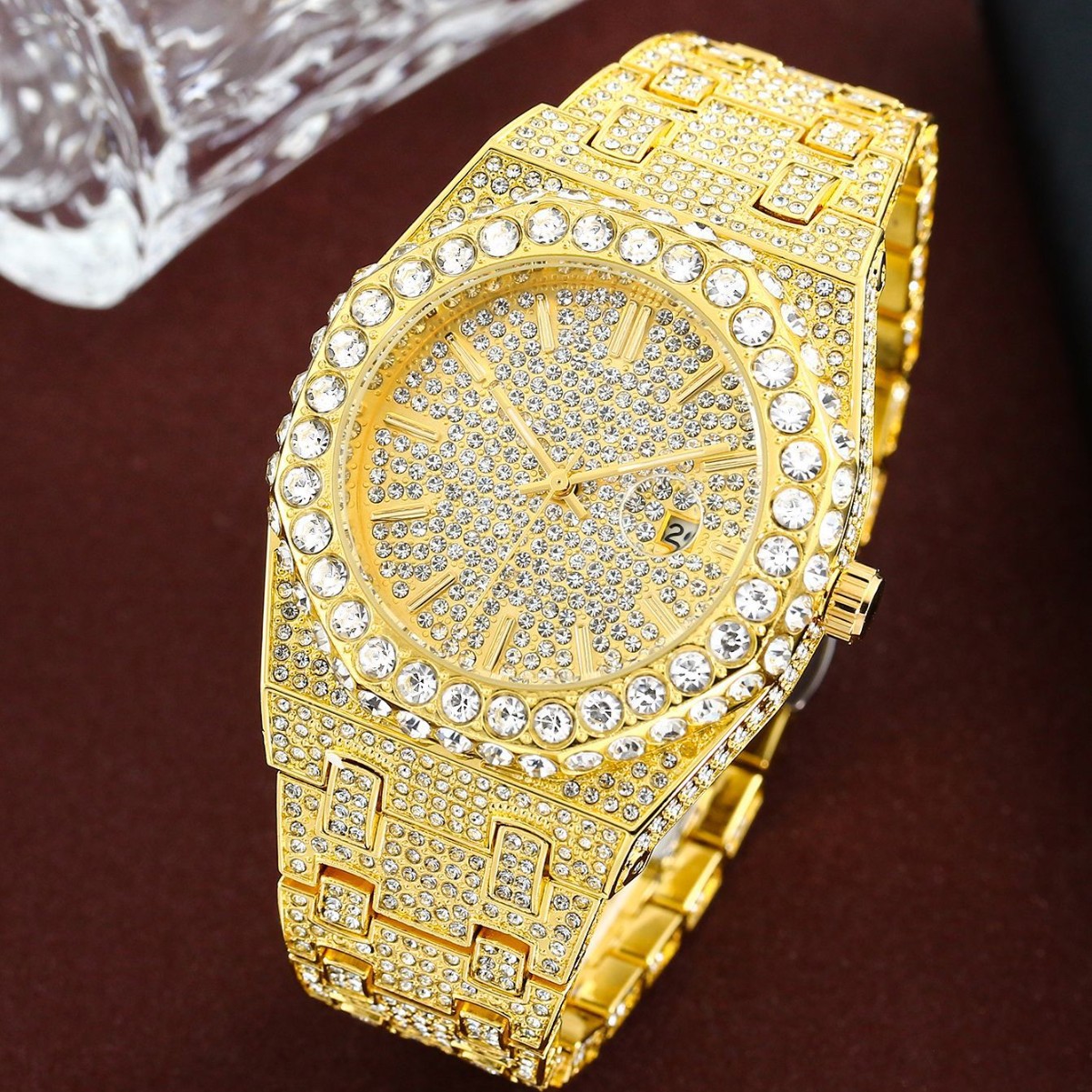 Jewelry Watches Vintage - 2026 Luxus-Diamant-Herrenuhr Hochwertige Hip-Hop Herren-Quarzuhr Ice