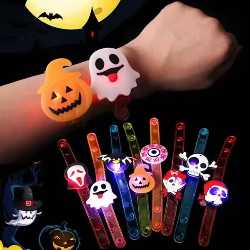 Jewelry Y Watches - Leuchtende Halloween-Schmuckkollektion, LED-Kürbisringe, Weihnachtsuhren, leuchtende Partygeschenke