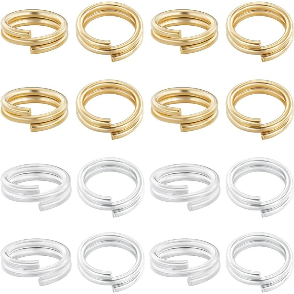 Sterling Silver Ring - 1 Box 80 Stück geteilter Biegering