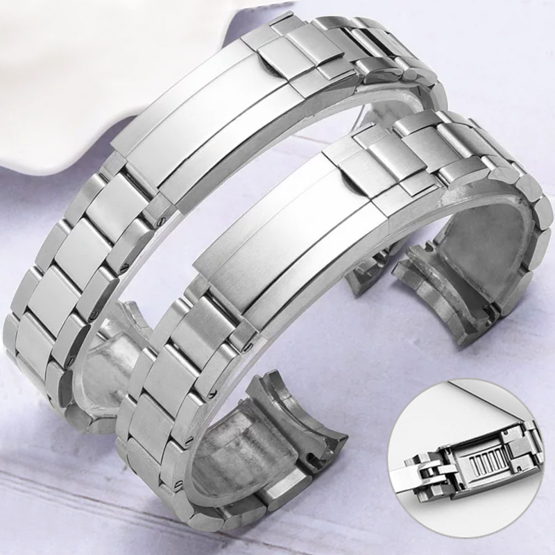 Jewelry Rolex Watches - 20 mm 21 mm Metallarmband für