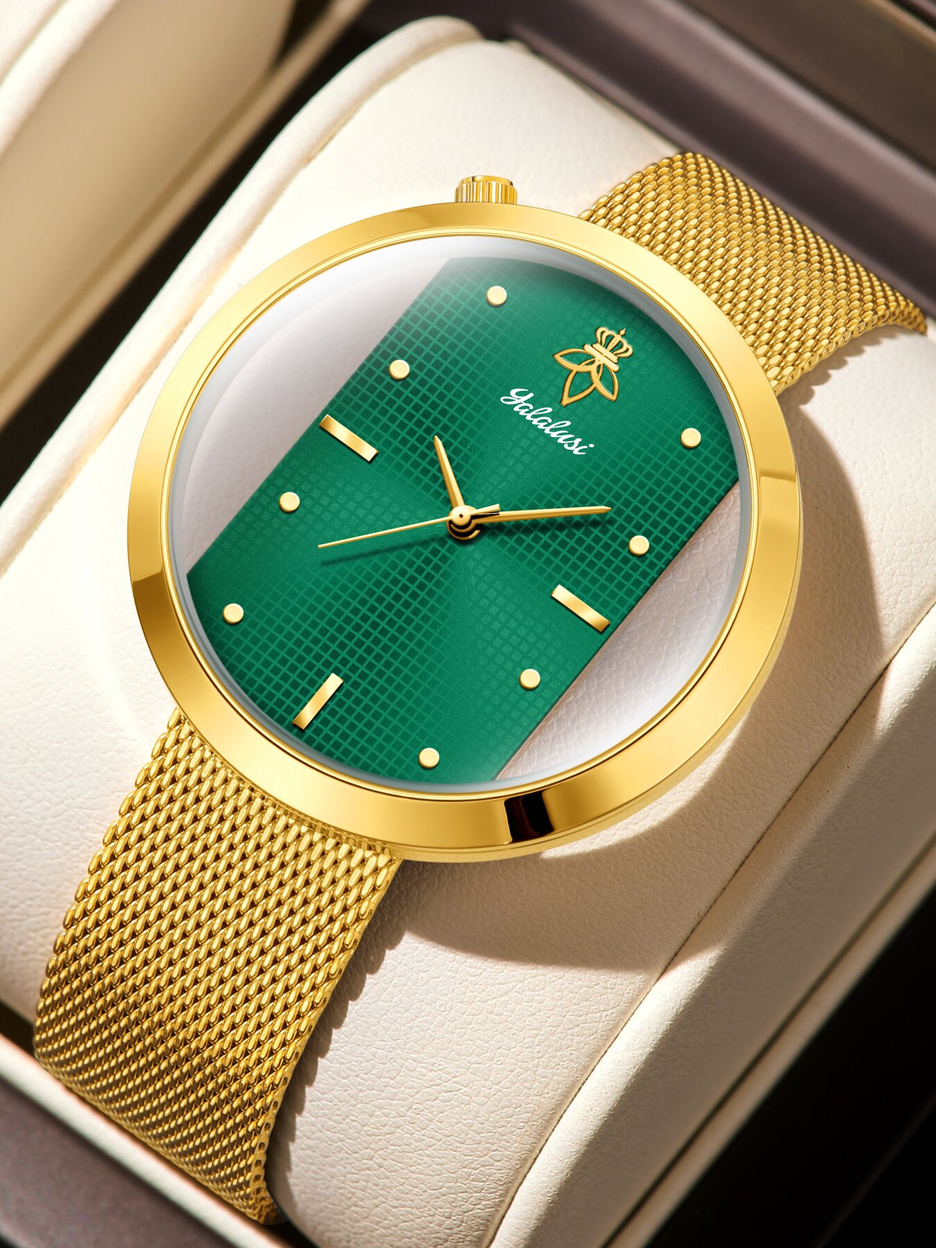 Jewelry Watches Vintage - YaLaLuSi Vintage-Stil Damenuhr mit durchbrochener Lünette