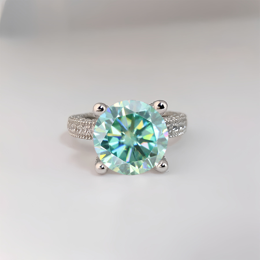 5 Karat echte Moissanit-Diaman – Sterling Silver Ring Bewertung und Preis