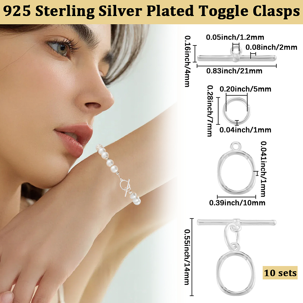 Messing-Knebelverschlüsse mit  – Sterling Silver Ring Bewertung und Preis
