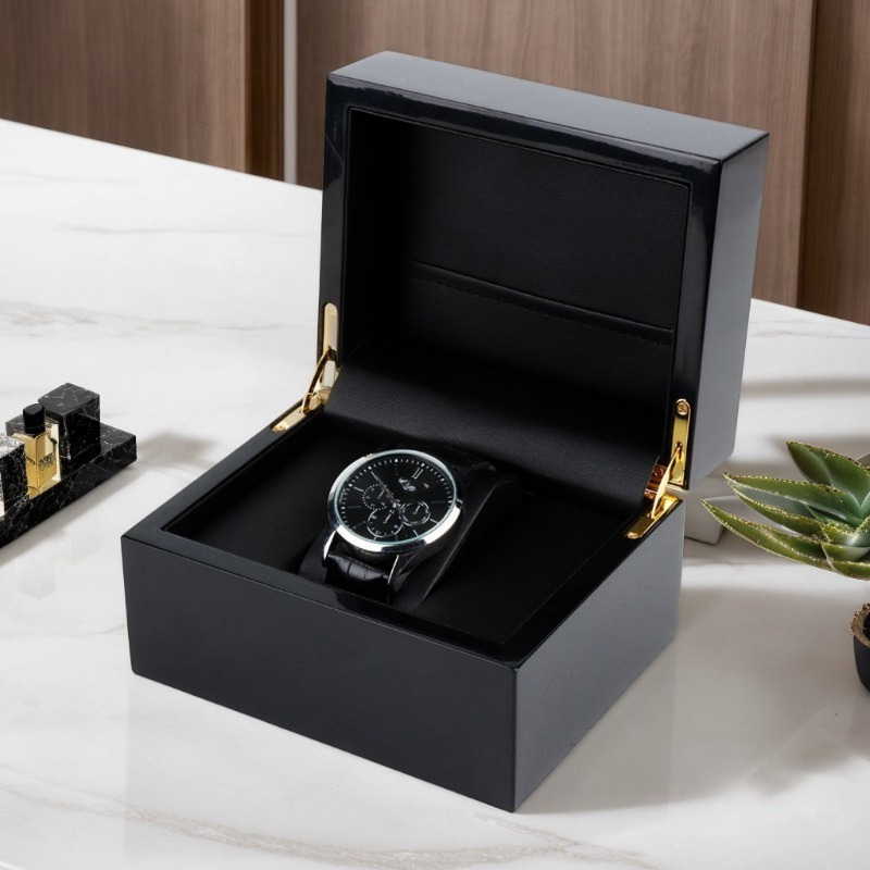 Hochwertige schwarze Uhrenaufb – Best Jewelry Watches Bewertung und Preis