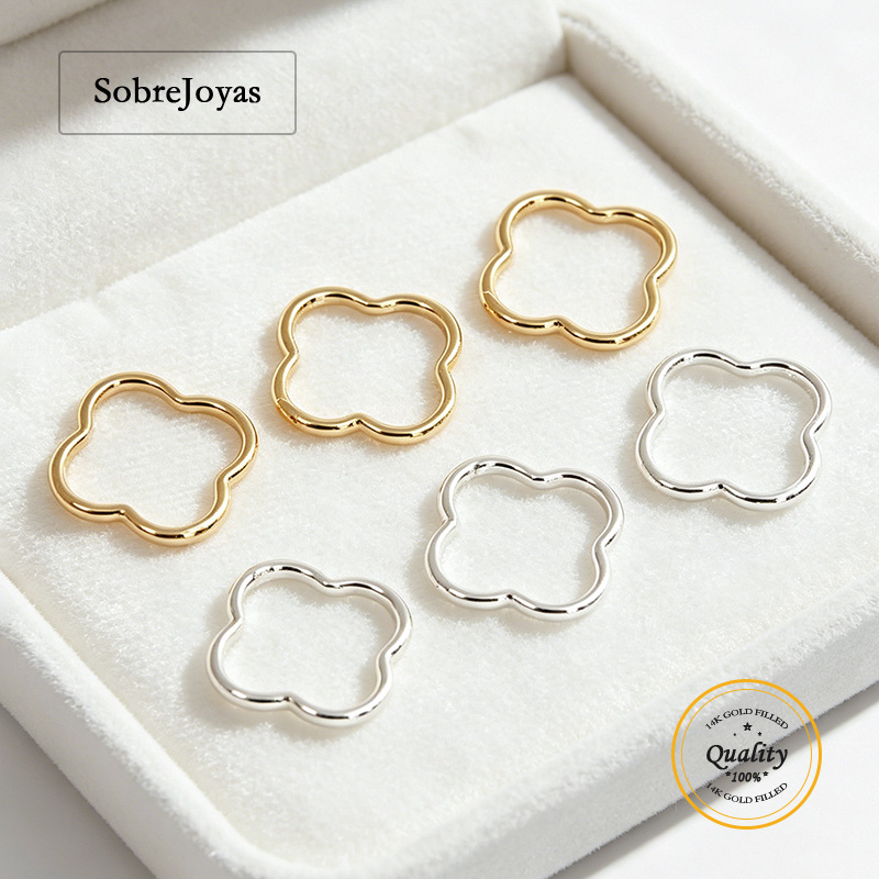 10mm Vierblättriges Kleeblatt  – Sterling Silver Ring Bewertung und Preis