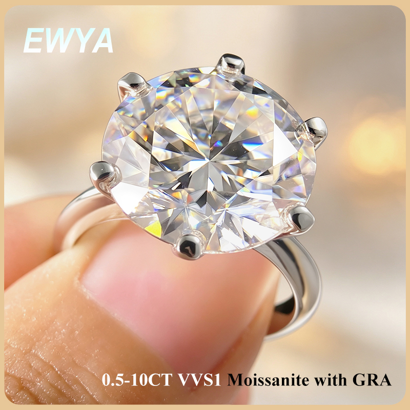 EWYA GRA-zertifiziert, 0,5–10  – Sterling Silver Ring Bewertung und Preis