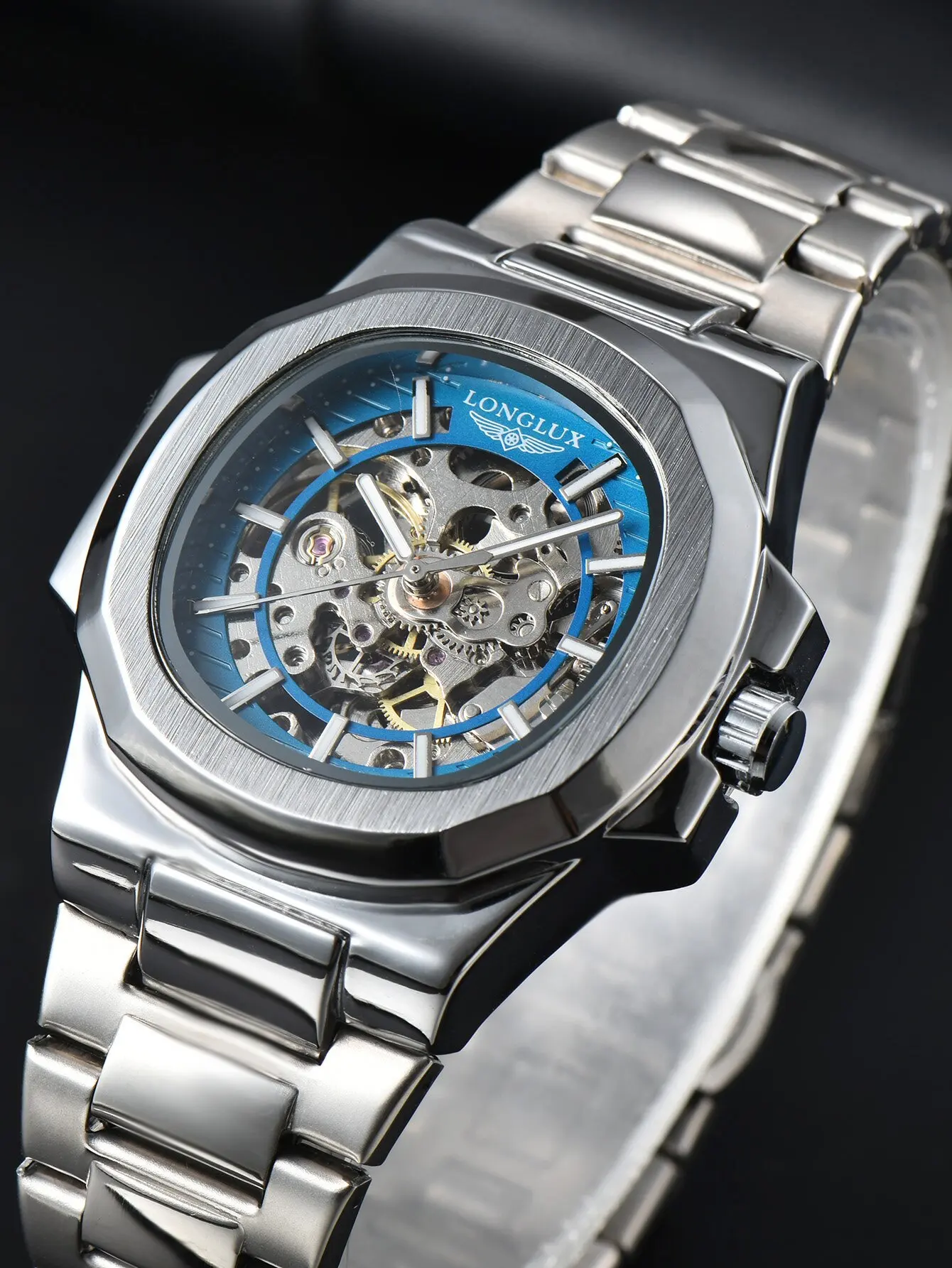 LONGLUX Herren Automatische Me – Seiko Watch 5 Sports Bewertung und Preis